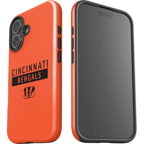 NFL Cincinnati Bengals Orange Performance Series iPhone 16 Impact Case